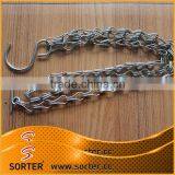 Chain Metal Easy Fill Hanging Basket Silver Chain 18'' Inch thumbnail-1