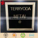 Changeable Letter Menu Board With Oak Frame, Black Felt, 10X10 Inches thumbnail-3