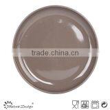 Glossy Red Glazed Dinner Plate High Quality Stoneware Plate thumbnail-2