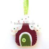 Christmas House Felt Miniature House thumbnail-1