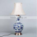 Blue and White Ceramic Table Lamps thumbnail-6