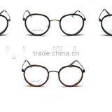 New 2016 Metal Leg Frames Fashionable Retro Glass Frame Flat Lens Can Match Myopia Glasses thumbnail-6
