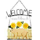 Metal Welcome Sign for Garden thumbnail-1