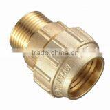 PE PIPE BRASS FITTING MALE COUPLING