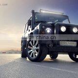 IP68 7 Inch Landrover Defender LED Headlights Hi-low Beam Moving Driving LED Headlamp