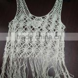 fashion tops in chemical lace with sexy fringe