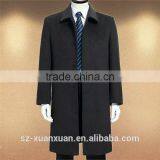 2016 Winter Latest Design Black Woolen Long Business Jacket Down Jacket for Men thumbnail-3