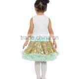 Cute Design Baby Girl Sequin Pettiskirt Set for Kids thumbnail-3