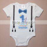 Baby Romper Birthday Print (gliiter, Color). no Minimum Quantity Required! 3days Ready to Send. thumbnail-3