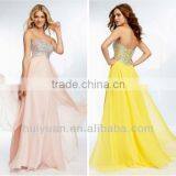 2014 Backless A-line Evening Dress Wholesale thumbnail-1