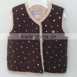 Kids Shiny Star Cute Fur Waistcoat for Autumn and Winter thumbnail-1