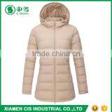 Fashion Design Windproof Warm Long Style Ladies Blank Winter Jacket thumbnail-3