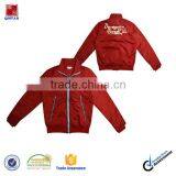 Fashion Red Stain Polyester Shiny Spring Men Bomber Jacket thumbnail-1