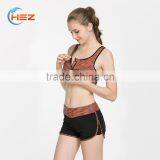 HSZ-806 Wholesale Women bra sports Hot Sexy gradient yoga leggings sports pants bra seamless women compression