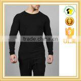 95%cotton 5% Spandex Tight Fitted Long Sleeve Gym t Shirt for Men thumbnail-2