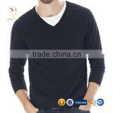 Latest New Design V Neck Cashmere Jumpers Mens Cashmere Sweater thumbnail-3
