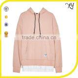 2017 Spring Causual Long Sleeve Plain Dyed Blank 220g 100% Cotton Custom Logo Men Gym Pullover Hoodie thumbnail-2