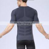 Mens Seamless Sport Compression T-shirt thumbnail-5