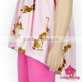 New Hot- Sale Children Baby Clothing Sleeveless Dress Summer Floral Cotton Rabbit Printing Smoking Frock Designs thumbnail-6