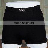 Black Seamless Man Underwear Boxer Shorts thumbnail-1