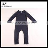 Wholesale Monogrammed Solid Color Baby Onesie thumbnail-5