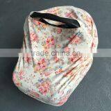 Pre Order Wholesale 3 in 1 Infant Baby Car Seat Cover Rayon Nursing Cover Car Seat Canopy Stripe Baby Canopy Shopping Cart Cover thumbnail-5