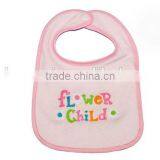 2016 China Supplier Embroidered Letter Baby Bibs 100% Cotton thumbnail-2