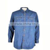 Popular Blue Casual Shirt Desgin For Men thumbnail-3