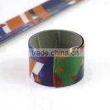 Colorful PVC Reflect Slap Bracelet China Factory Slap Band thumbnail-4