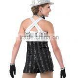 2017 New !!-girls Shinny Back and White Tap and Jazz Costumes thumbnail-2