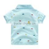 Wholesales Summer Kids Boys Casual Printing Polo T-shirt thumbnail-4
