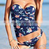 Fashion Bandeau Tankini Swimwear for Women thumbnail-1