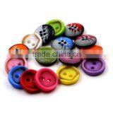 Factory Direct Sales 8Colors 12.5mm Resin Button Candy Colors Fine Side Kids Button Children DIY Buttons thumbnail-1