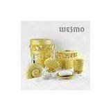 6 Piece Yellow Color Polyresin Bathroom Set With Original Finish thumbnail-1