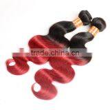 Colored Two Tone Hair Weave,ombre Hair Extensio,peruvian Hair Weaving thumbnail-6