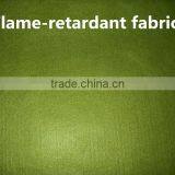 Green Color 100 Cotton Flame Retardant Fabric