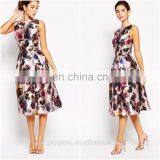 Wholesale Allover Full Floral Print Short Prom Dresses 2016 thumbnail-1