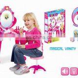 Kids Colorful Plastic Rocking Horse Toys, Riding Horse Set With Doll And Music thumbnail-6