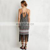Classic Floral Print Indonesia Long Dresses Wholesale 2015 thumbnail-3