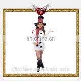 Halloween Snow Lady Costumes Snow White Sexy Christmas Costume for Female thumbnail-2