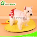 cartoon plush animal shaped cushion for dog