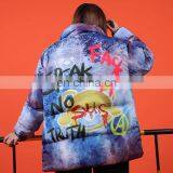 DiZNEW Winter Fashion Mens All Over Print Down Puffer Jacket for Man thumbnail-4