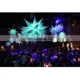 Luxurious Night Club Decoration Advertising Hanging Props RGB Color LED Light Inflatable Star thumbnail-2