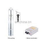 EMP515 Высококачественный погружной солнечный насос с максимальной высотой подъема 95 м, диаметром 3 дюйма, производительностью 1,5 м³/ч для орошения скважин thumbnail-2