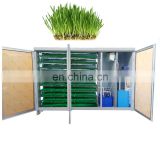 farm using 100kg/day good quality factory price animal solar automatic barley green fodder hydroponic machine