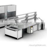 Easy Clean All Steel H Frame Physical Laboratories Equipment Lab Dental Bench