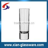 Promotional wholesale high quality clear thick bottom shot glasses/mini wine glass