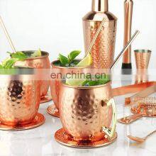 Hot Sale Popular Hammer Moscow Mule Mug Cup Cocktail Wine Beer Copper Coating Mule Mug Outdoor Portable Travel Cup thumbnail-3