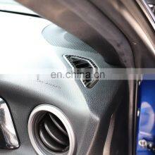 Suitable for 16-20 Subaru BRZ/Toyota 86 Dashboard Air Outlet Stickers Real Carbon Fiber (soft) 2-piece Set thumbnail-1