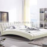 Muses 2016 HOT Sales Leather Bed Best Bedding Head Layer Skin